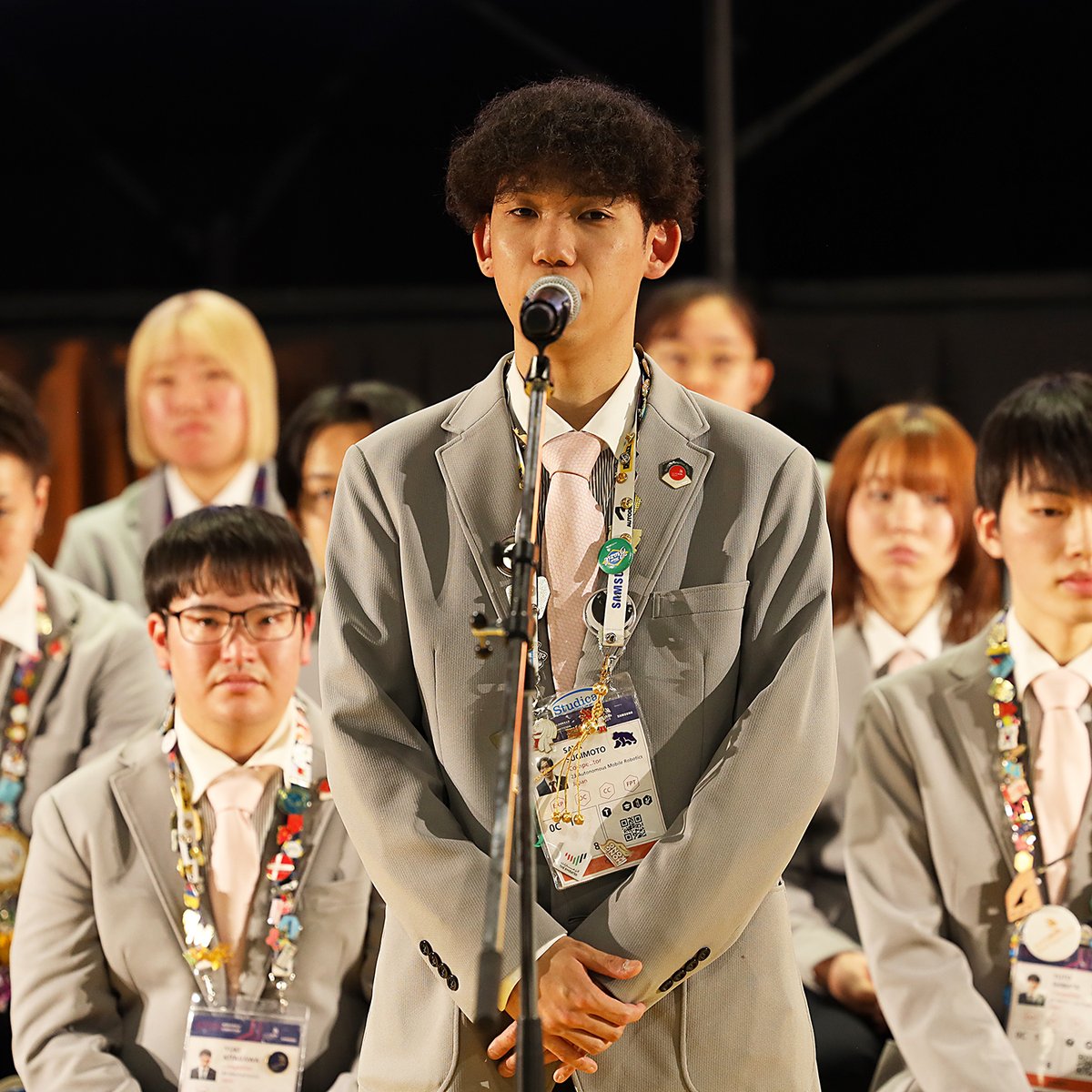 WorldskillsJ's tweet photo. 第47回技能五輪国際大会CHAMPION 帰国報告会!
「自律移動ロボット」職種
杉本 三弥さん(株式会社デンソー)
#WorldSkillsJapan #WorldSkills #技能五輪国際大会 #WSC2024 #CHAMPION #自律移動ロボット #AutonomousMobileRobotics https://t.co/j4xf4rKGxV
