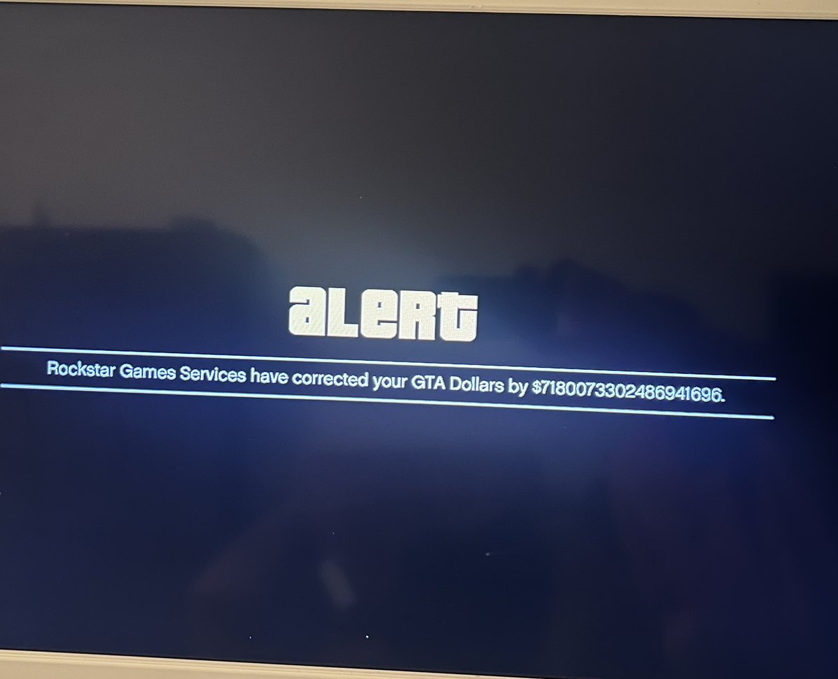 VermiscuousKnid's tweet photo. @RockstarSupport  3 years of PVE play and zero cheating and suddenly my game is ruined. Why don’t you reply to my ticket? https://t.co/6s15zlCyk6