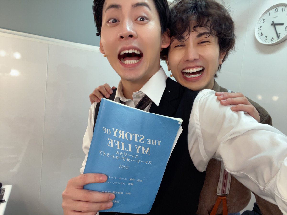 maximum083's tweet photo. 牧島です！

昨日『ストーリー・オブ・マイ・ライフ』
大千穐楽でした！
沢山のご来場、応援有難う御座いました！
この作品を愛しているキャストスタッフチームと、この作品を愛している皆さんに全公演お届けできて嬉しかった。

ありがとうトーマスアルヴィン！ありがとう太田さん！ありがとうSOML!！ https://t.co/OmdmFBqV3g