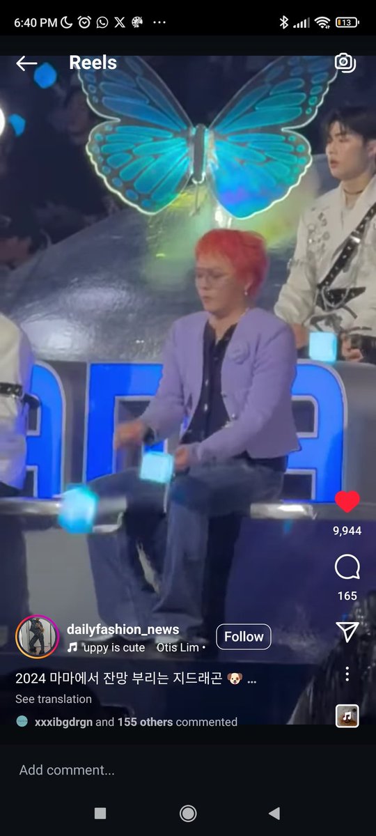 jezkwon's tweet photo. LMAO JIYONG COMMENTED ON ANOTHER VIDEO 😭 this time is the fancam of him trying to juggle the lightstick but failed
GD: bummer

PLSSSS 😭😭😭😭 https://t.co/Wn27YIXTCr