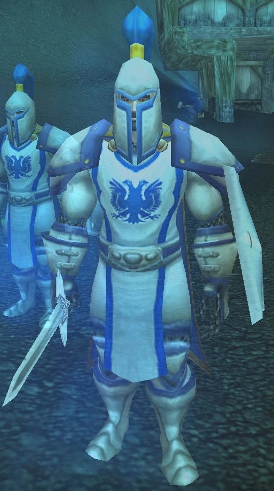 Max_Ly0n's tweet photo. @AliceThePurple The 2 headed eagle if one of the main symbol of Lordaeron aside from the most famous Crest
Been in the game since vanilla, wore by the Southshore guards or like on the picture, by the ghosts of Arthas soldiers in Northrend, they could have used this tabard but didn't cared enough https://t.co/XyN5qbfAfV