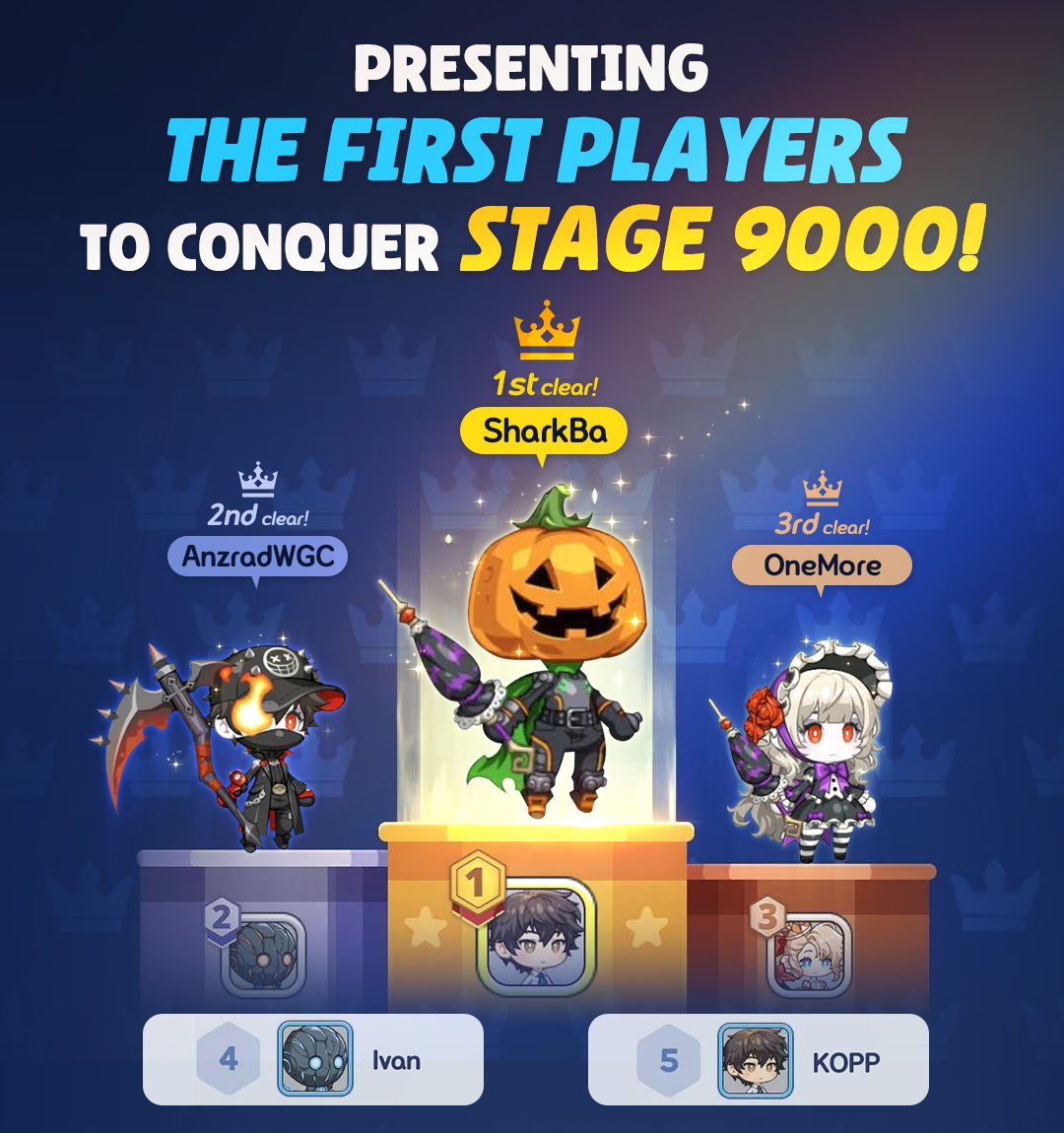 supervlabs's tweet photo. Unbelievable but true - there are players who have cleared the highest Stage in Supervillain Wanted!🫢
To celebrate, we'll be issuing gift codes featuring the IGN of the first three players to beat Stage 9000😈
More details about this will be shared next week on Discord😉 https://t.co/8m5OoruMwN