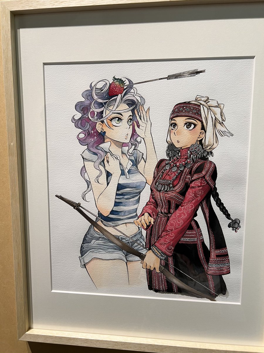 「森薫と入江亜季展」行ってきた
すごい…すごすぎる描き込み…
生原稿の迫力に圧倒されまくりでした…
図録ほしい… 