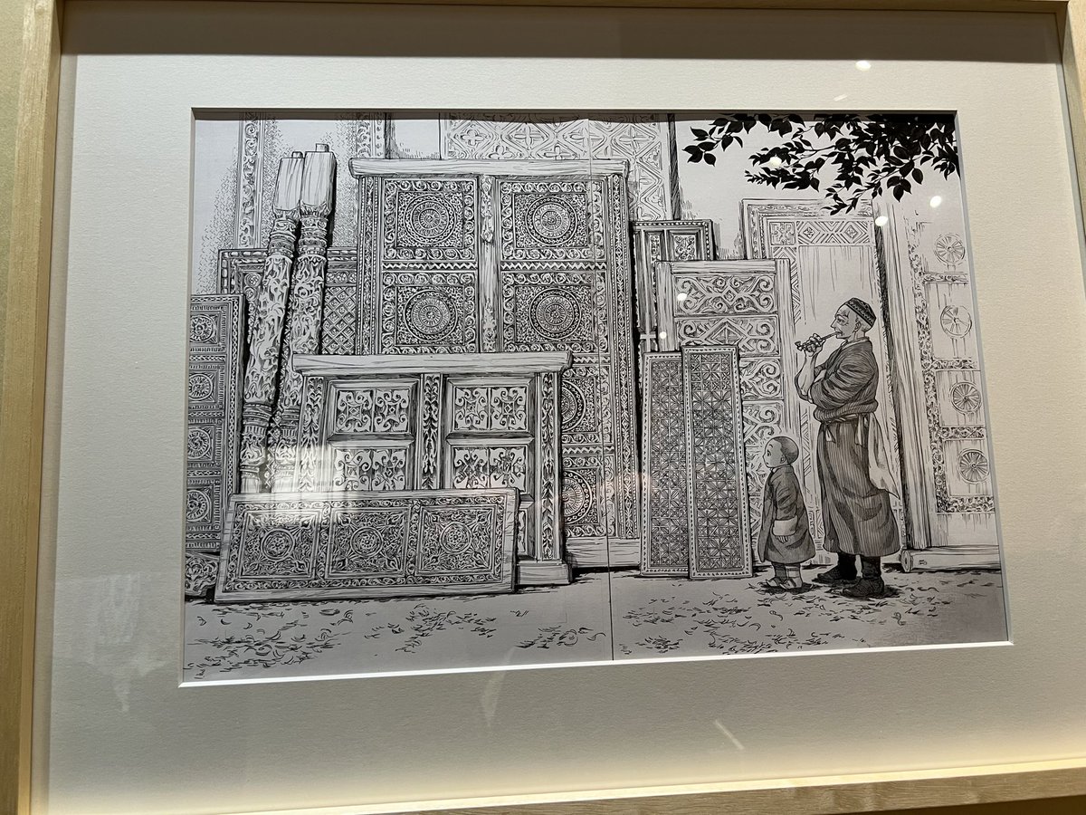 「森薫と入江亜季展」行ってきた
すごい…すごすぎる描き込み…
生原稿の迫力に圧倒されまくりでした…
図録ほしい… 