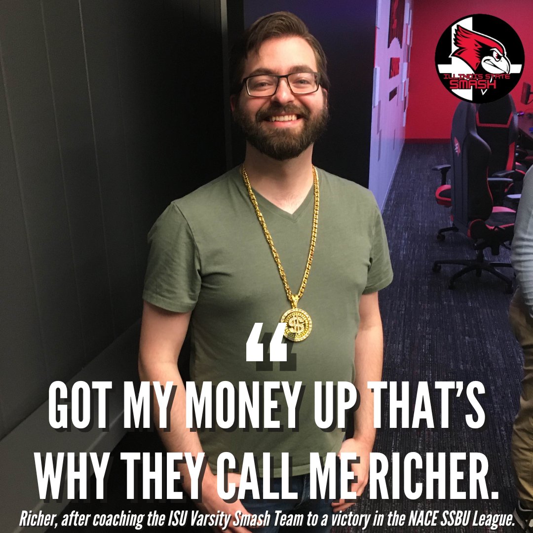 The ISU Varsity team wins the NACE SSBU league UNDEFEATED!!!!! Our MVP this week was <a href="/Richer_SSB/">Richer</a>, our coach!!

Thanks to every member of our team for all the hard work we've put in!!
<a href="/LStormwalker/">LSW</a> 
<a href="/Trip_ICs/">Trip</a> 
<a href="/AYONESSBU/">AYONE (Comms Open!!)</a> 
<a href="/Kabbith101/">Mega</a> 
@atrickster4life 
@Praspian 
Qdog
PixieGoblin