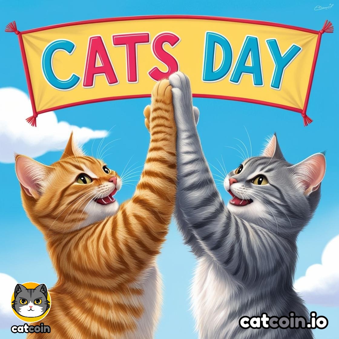Have a pawsome day! - $15 #USDT 

• Follow <a href="/officialcatcoin/">Official Catcoin</a>
• Retweet
• And comment #Catcoin #Caturday #giveaway 

24 hours