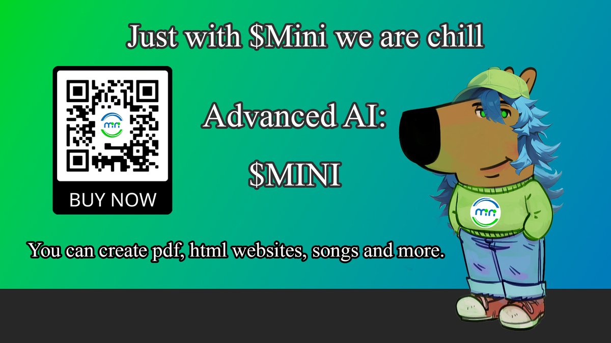 MINI AI - MEMECOIN tweet media