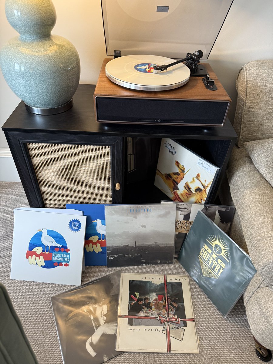 The Hollies Argyll (@holliesargyll) on Twitter photo A fun new addition to the house. Turntable with a load of Scottish vinyl to continue our music theme. Including of course <a href="/secretcoastsong/">Secret Coast Music</a> and many of our room bands <a href="/deaconbluemusic/">Deacon Blue</a> <a href="/The_Waterboys/">The Waterboys</a> and other Scottish classics <a href="/BigCountryUK/">Big Country</a> <a href="/AlteredImages5/">Altered Images</a> <a href="/simplemindscom/">Simple Minds</a> A fun new addition to the house. Turntable with a load of Scottish vinyl to continue our music theme. Including of course <a href="/secretcoastsong/">Secret Coast Music</a> and many of our room bands <a href="/deaconbluemusic/">Deacon Blue</a> <a href="/The_Waterboys/">The Waterboys</a> and other Scottish classics <a href="/BigCountryUK/">Big Country</a> <a href="/AlteredImages5/">Altered Images</a> <a href="/simplemindscom/">Simple Minds</a>