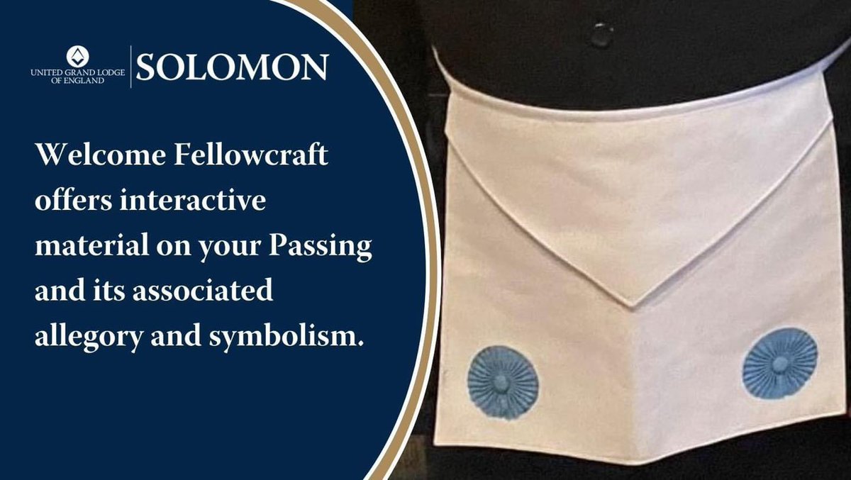 This module has over 30 files that can be downloaded and used for personal study, used in a Lodge of Instruction or read out on Lodge night.
Click here:  solomon.ugle.org.uk/course/view.ph…

United Grand Lodge of England