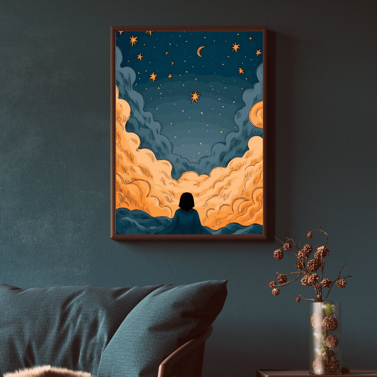 CubiQ_arts's tweet photo. Look up and get lost in 'Celestial Dreams.' A journey through the night sky, capturing the beauty of starlit wonder. ✨🌌 #CubiQArts #CelestialDreams #NightSkyArt #Homedecor #posterart
👉 Explore more: https://t.co/XsvNjFD7Pu https://t.co/AWQz7PcAfz