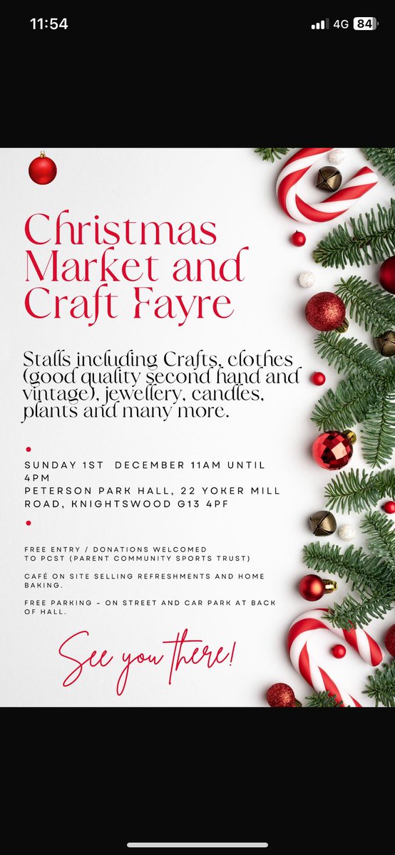 Suz (@bebrave_siempre) on Twitter photo Christmas Fayre - 1st December…come along and feel festive!
🎅 🎄 ⭐️
<a href="/BSCGlasgow/">BSC Glasgow</a> <a href="/GlasgowWEToday/">Glasgow West End Today</a> Christmas Fayre - 1st December…come along and feel festive!
🎅 🎄 ⭐️
<a href="/BSCGlasgow/">BSC Glasgow</a> <a href="/GlasgowWEToday/">Glasgow West End Today</a>