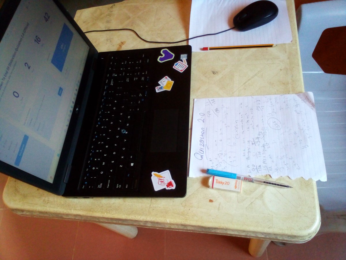 AlgebraXDataSci's tweet image. That&apos;s a wrap! Just finished the #DistinctionCampusQuizathon! Challenging questions and time pressure made it tough, Having to solve math problems mentally without pen and paper was a real challenge. But I persevered and did my best!