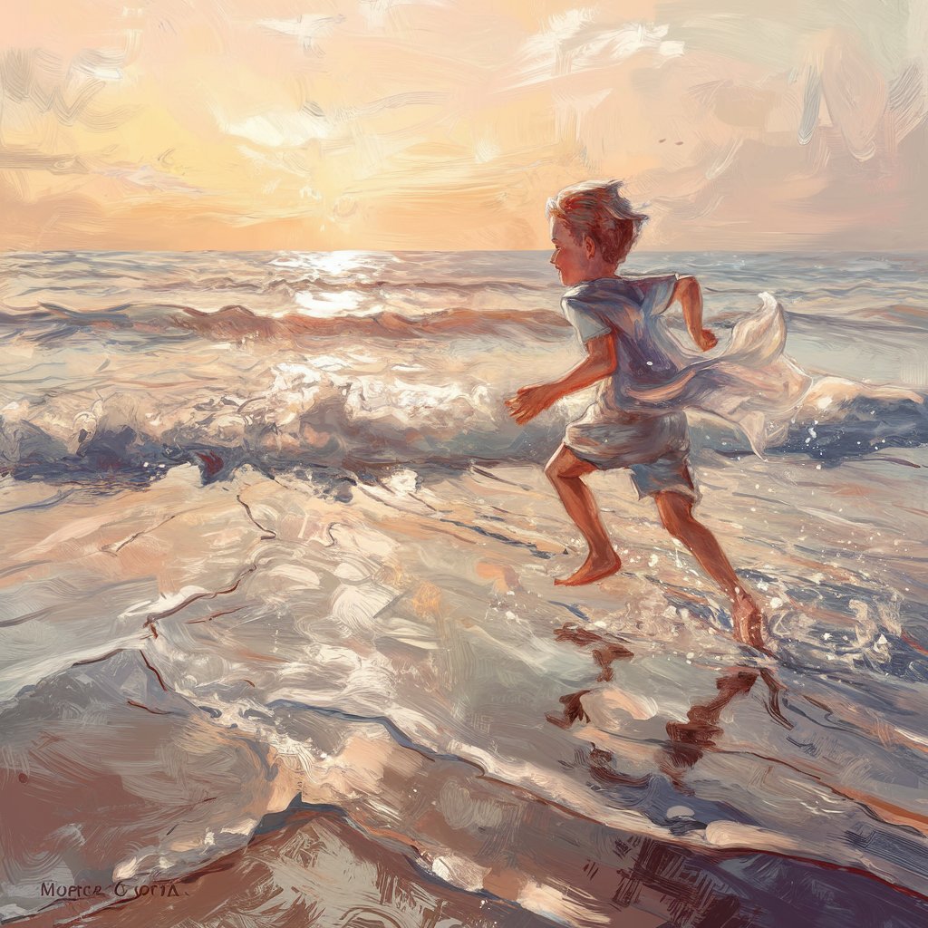 insights_access's tweet image. Another artwork by Scribble model! Golden skies and endless waves powered by AI 😇