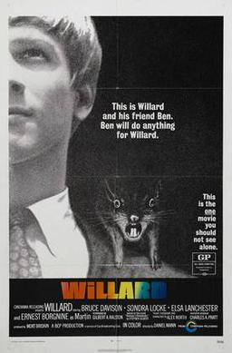 JCBava452's tweet photo. This Saturday morning I put on a double feature from unwatched @TCMUnderground recordings on a DVR that is being replaced soon. WILLARD was likely recorded back in 2018.  Seeing the old intro (Degenerates!, Buxom Babes!) reminded me how much I miss that programming on #TCM. https://t.co/HKVFyvbkV9