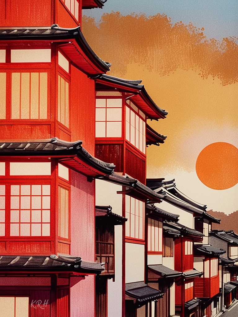 The streetscape of a "Little Kyoto”

202411