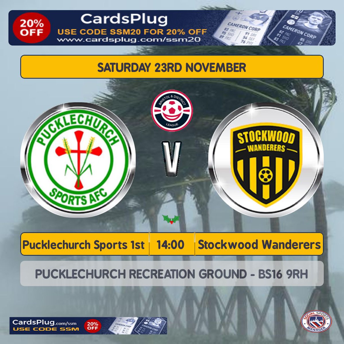 Pucklechurch FC (@pucklechurchfc) on Twitter photo π£ MATCHDAY
Just first team action today as we host <a href="/Stockwoodwands/">Stockwood Wanderers FC</a> at a wet and windy rec!
Details ππ» π£ MATCHDAY
Just first team action today as we host <a href="/Stockwoodwands/">Stockwood Wanderers FC</a> at a wet and windy rec!
Details ππ»