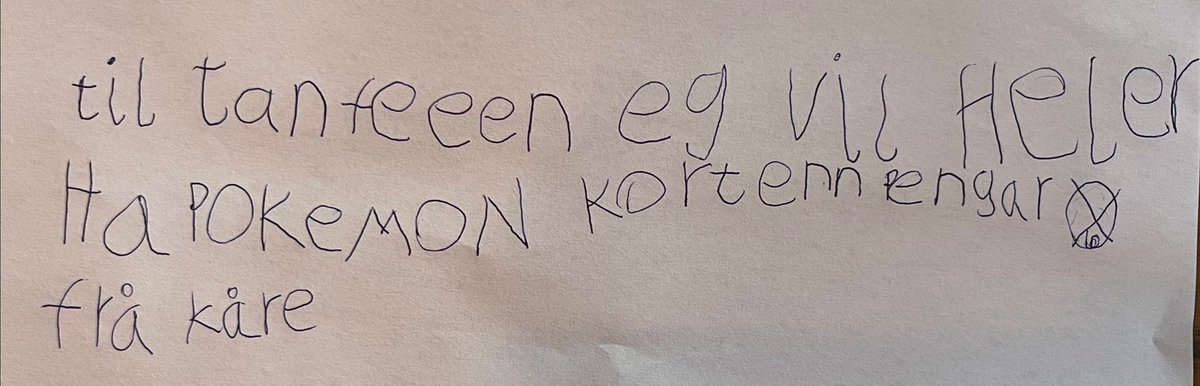 HerrHetland's tweet photo. Kryssar fingrane for at det går å forhandla med tannfeen. https://t.co/zWeK5XpTFM