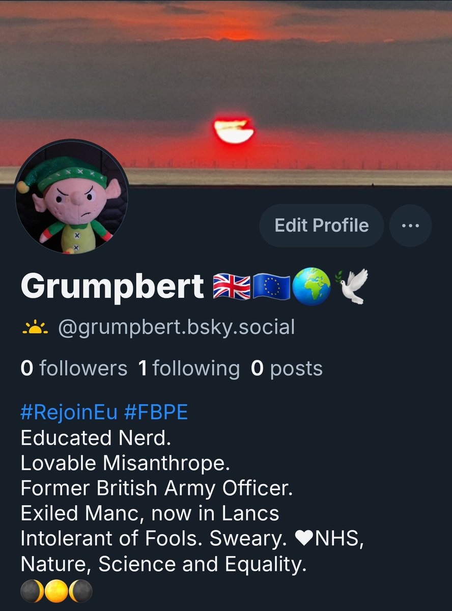 Good morning friends.
I'm just gonna leave this here.
I'm the same profile there as here. IFB