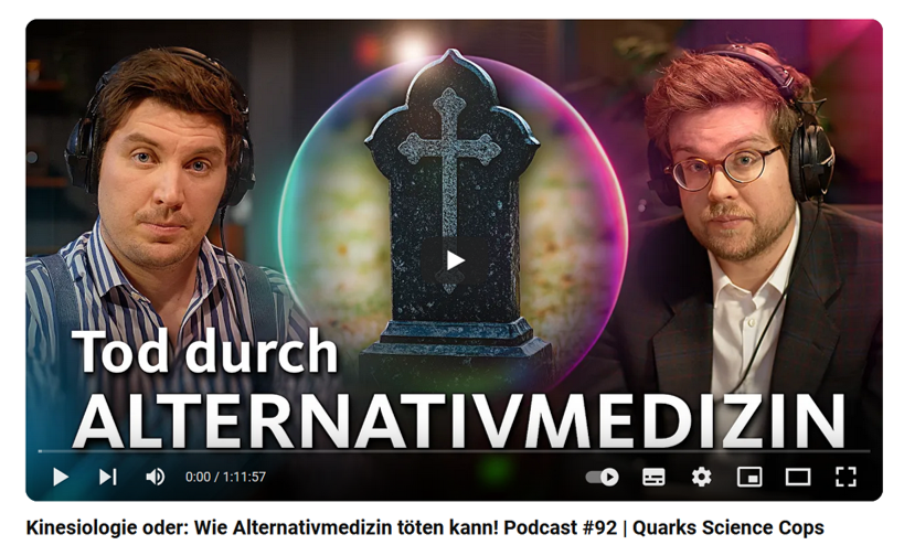 Warum "Alternativmedizin" eben nicht sanft und harmlos ist: Die <a href="/quarkswdr/">Quarks</a> Science Cops über Kinesiologie:

blog.gwup.net/2024/11/23/sci…

<a href="/MaxDoeckel/">Maximilian Doeckel</a> <a href="/JonathanFocke/">Jonathan Focke</a>