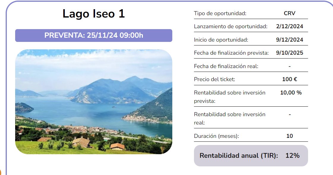 Inversor00's tweet photo. Como ya informe en anterior twis, #hausera se expande en #Italia, la preventa sale el lunes a las 9h, tan solo hay q rellenar un formulario para hacer la reserva

#crowdlending #inmobiliario #tokenización
10% en 10 m
Código amigo: https://t.co/MdMYtdEx7X
P.D. No es recomendación https://t.co/ukKnNtPui0