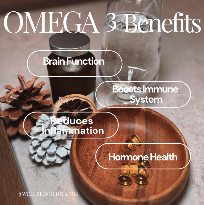 WellbeingEdit's tweet photo. Omega 3 is so crucial to opitimize our health. For Repair, Function and Protection. Our body’s can’t make it, so we need to get it from food sources or supplements. Here's some  benefits and sources. #wellbeing #nutrition #skinhealth #healthydetox https://t.co/SQPho3cf4A