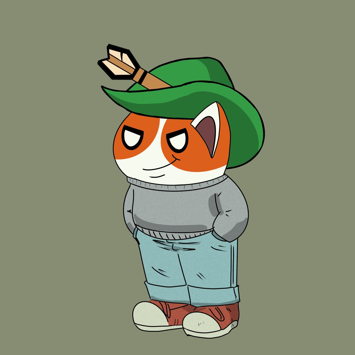 Just a chill cat dominating the Sei Tenkaichi Tournament 🎮

linked up w/ my man  <a href="/Midas30_07/">Midas ⟠(🦇,🔴)</a> to bring this cool art to life 🔥