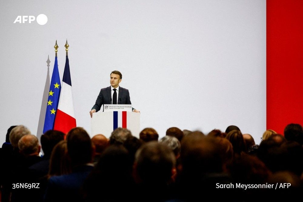 Emmanuel Macron a annoncé samedi à Strasbourg que l'historien et résistant Marc Bloch, "l'homme des Lumières dans l’armée des ombres", assassiné par la Gestapo en 1944, allait entrer au Panthéon #AFP