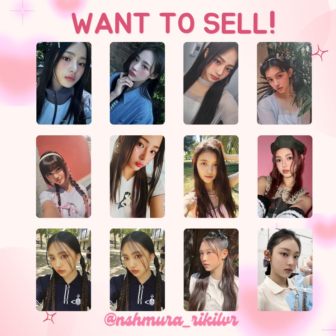 #rïnjinsells🧸
wts lfb new jeans official photocards ˚˖𓍢ִ໋🦢˚
𖹭 ₱40 each + pf and sf