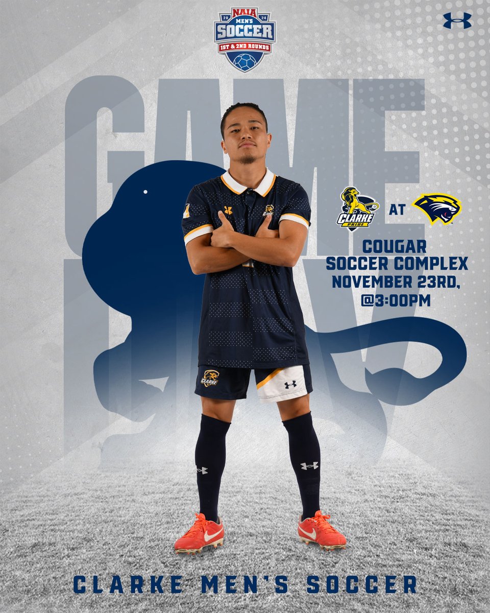 The trek towards a title begins now with the Pride in Michigan for a 2nd Round NAIA Tournament matchup against Spring Arbor!

📊 ➡️ tinyurl.com/4p824pcs

💻 ➡️ tinyurl.com/4k6phv68

#ClarkePride