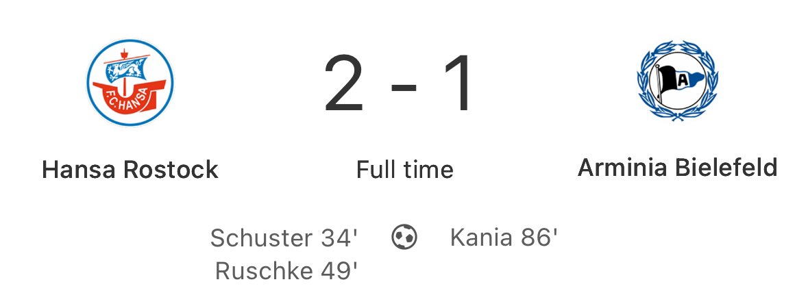 EastGermanFooty's tweet photo. Hansa beat Bielefeld!!!
Big result in the #3Liga, helps out those at the top, whilst dragging themselves away from the drop!
#FCHDSC https://t.co/vheHlYKkpd