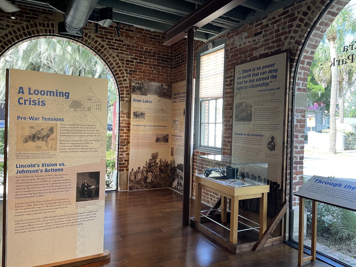 Don't miss the opening of "Lay of the Land" today, November 23 at 1 pm. Listen to a short introduction to the exhibit from our park staff at our downtown Beaufort visitor center at 706 Craven Street and then enjoy time to read through the exhibit. We hope to see you there!