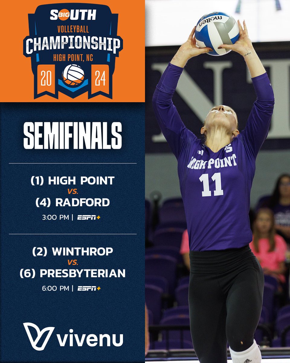 BigSouthSports's tweet image. With a trip to the 2024 #BigSouthVB 𝑪𝑯𝑨𝑴𝑷𝑰𝑶𝑵𝑺𝑯𝑰𝑷 𝑴𝑨𝑻𝑪𝑯 on the line! 🔥