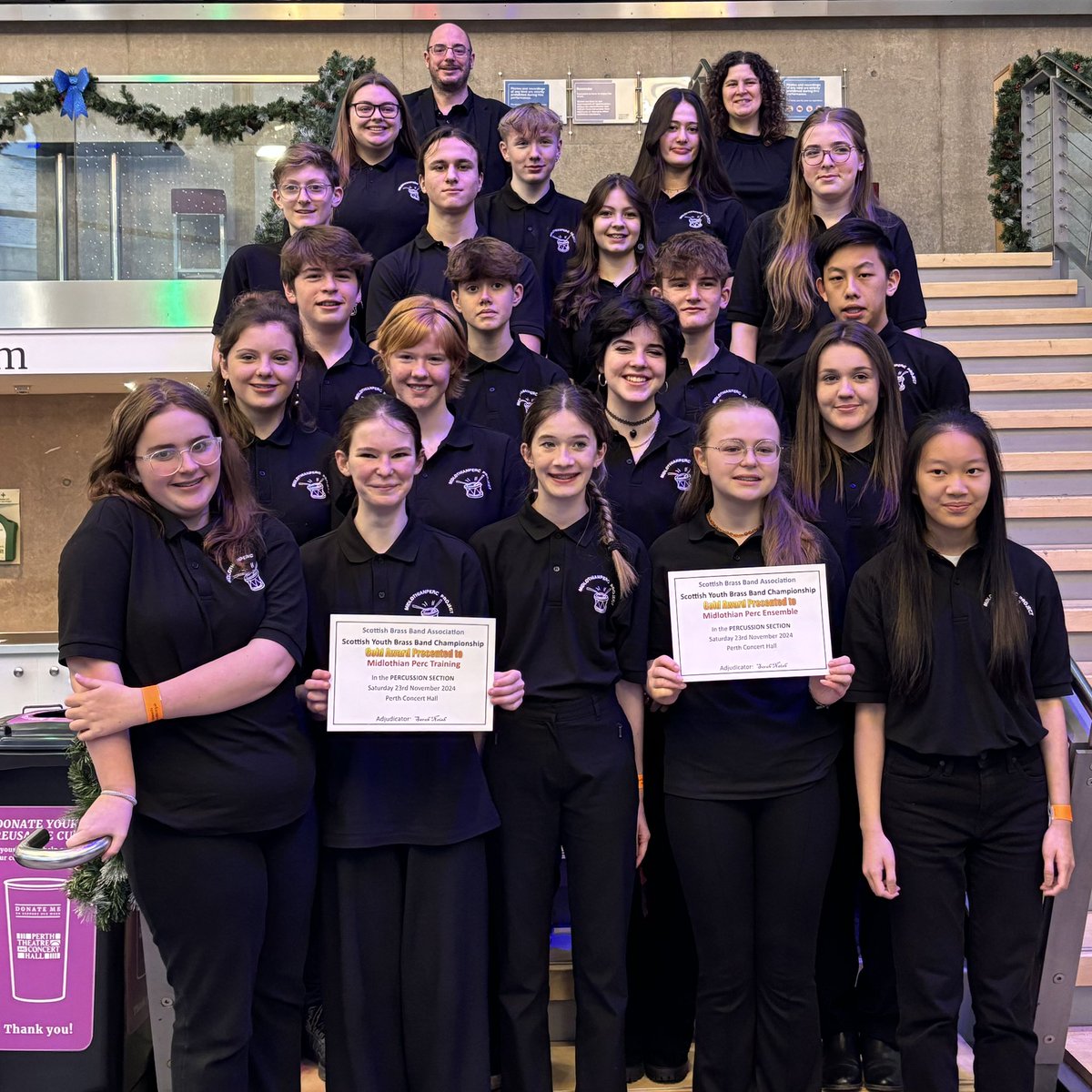 MidlothianPerc's tweet image. 🥁 🎶 🥁 Fantastic results receiving two Gold Awards for #MidPercEnsemble &amp;amp; #MidPercTraining from the #MidlothianPercProject at the @thesbba Scottish Youth Championships. 🥁 🎶 🥁