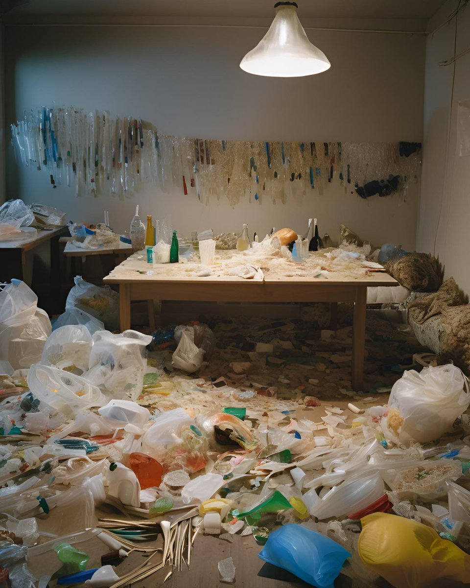 RebottleShop's tweet photo. Your room might not look like this, but for some, it’s reality—living in our single-use waste. 🌍💔 Let’s rethink, refuse, and reduce. Together, we can lighten the planet’s load. 💡♻️ 

#ReduceSingleUse #SustainabilityMatters https://t.co/ifi32isHMq