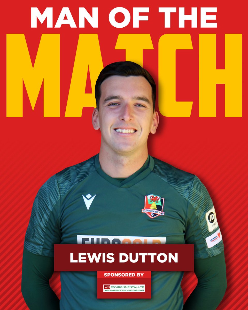 ⭐️ | The <a href="/GresfordFC/">Gresford Athletic FC</a> Man of the Match against <a href="/airbusukfc/">Airbus UK Broughton</a>, as voted for by you, is <a href="/lewisdutton0301/">Lewis Dutton</a>! 👏

Despite the result, the goalkeeper had a solid performance between the sticks, pulling off some great saves.

Player sponsored by <a href="/WBEnvironmental/">WBE ♻️</a>

#AIRGRE | #JDCymruNorth