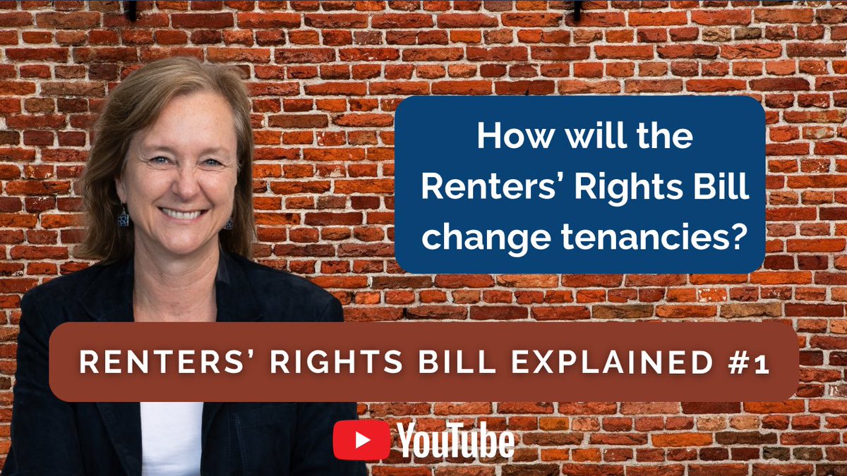 I’ve set up a new YouTube channel to provide free, practical and apolitical training on the Renters’ Rights Bill, to help people prepare for it. 

Part one out now. Part 2 out Monday. 

Let me know what you think! 

youtu.be/tNskMxuiDd4?fe…