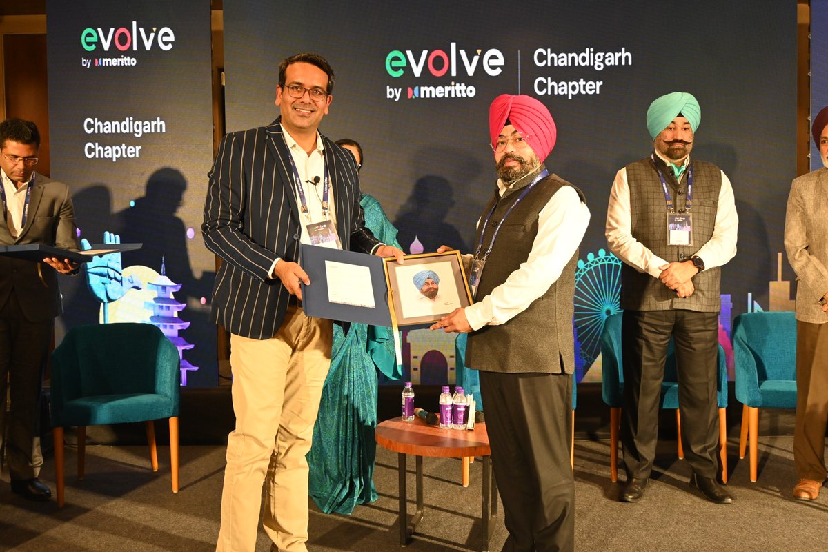 We can’t stop sharing because the Chandigarh Chapter of hashtag#EvolveByMeritto was just that memorable! 🌟 Here’s another round of highlights from an evening that brought ideas and people together like never before. 🫶🎉