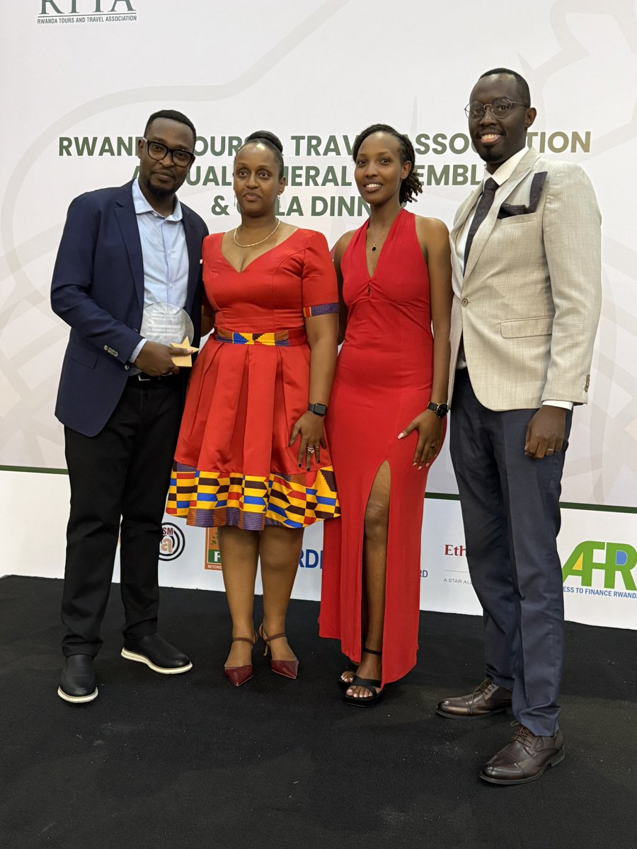 kmerarry's tweet photo. Great appreciate to all our clients, friends, partners and family who trusted and keep trusting us in providing extraordinary services. Thank you @tourismchamber_rw @rdbrwanda @visitrwanda_now with @kingssafaris https://t.co/9OnLBqAJk9