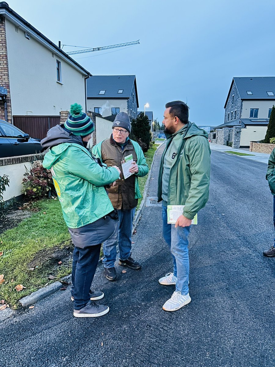 sarwar388's tweet photo. Canvassing Day, Very good response from Kildare north (Leixlip) 
Vote No 1 for Vincent P Martin https://t.co/WOFa8KcaSe