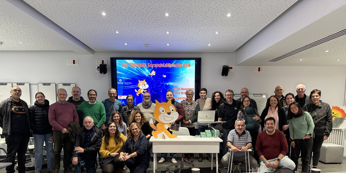 ScratchEd Meetup BCN tweet media