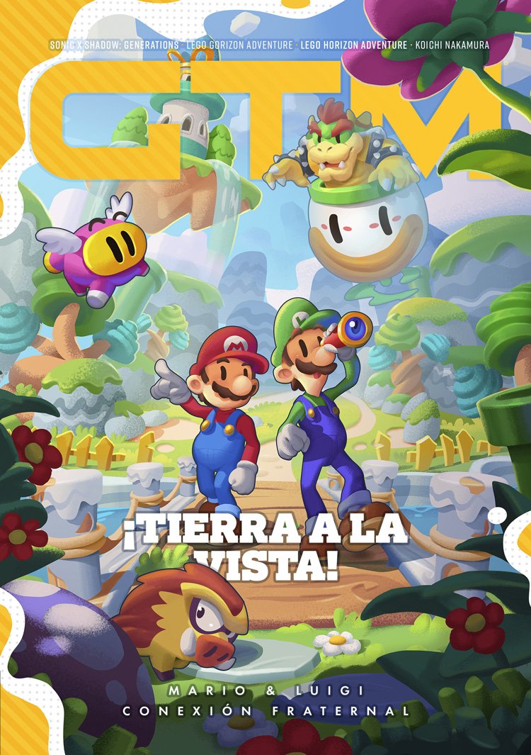 NextNnet's tweet image. ✨SORTEO✨¡Gana el nuevo número de la revista GTM con esta preciosa portada de Mario &amp;amp; Luigi Conexión Fraternal! 🍄
1️⃣Haz RT
2️⃣Sigue a @GamesTribune  y @NextNnet
🗓️¡Finaliza a las 23:59 del 02/12/2024!
⚠️Solo válido para España (Península)