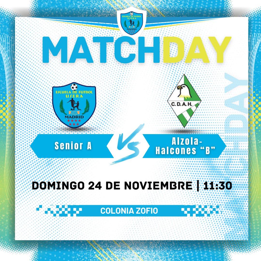 ADEF_Usera's tweet image. 📆 DÍA DE PARTIDO ⚽️

Nuevo #Matchday. 💪💙

@javiparralescoach
#SeniorA #Senior#EFU #Efusera #Usera #Zofio #EscuelaDeFútbol