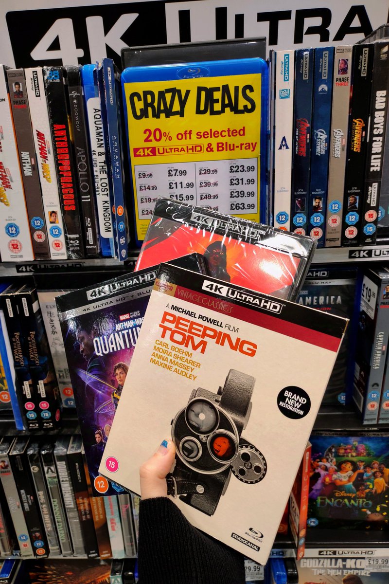We've got a fantastic 20% off selected 4k for you this weekend for black Friday! 

#sale #blackfriday #sale #4k #film #hmv #hmvwolves