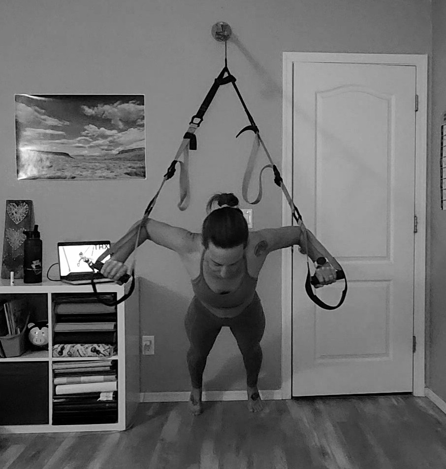 MrsMordt's tweet photo. Saturday morning upper body blast!
Wondering if I got a job at @TRXtraining, if they get good discounts. Lol
#carnivore
#fitness
#fitgranny
#trxtraining
#bodyweightworkouts https://t.co/3QzSXl9fjt