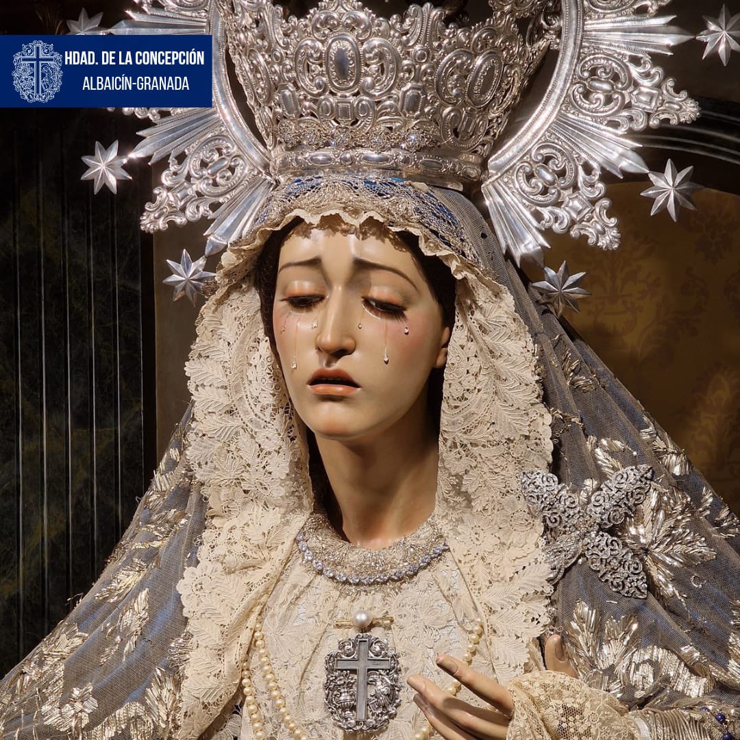 🔹 ACTUALIDAD

Así se presenta ataviada en su capilla, María Santísima de la Concepción para celebrar la Solemnidad de la Inmaculada Concepción de la Virgen María.