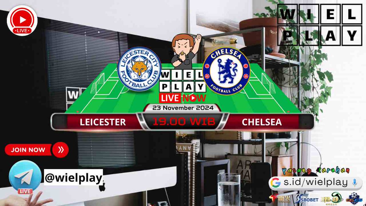 infolgaming's tweet photo. Live Matchday Liga Inggris
Leicester City vs Chelsea FC on telegram wielplay
Link: https://t.co/QKSguHPxVn
#linkstreaming #livestreaming https://t.co/yNloymszbn
