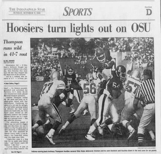 HomegrwnHoosier's tweet photo. It's a great day to beat Ohio State. #IUFB https://t.co/YhgvHBxusO