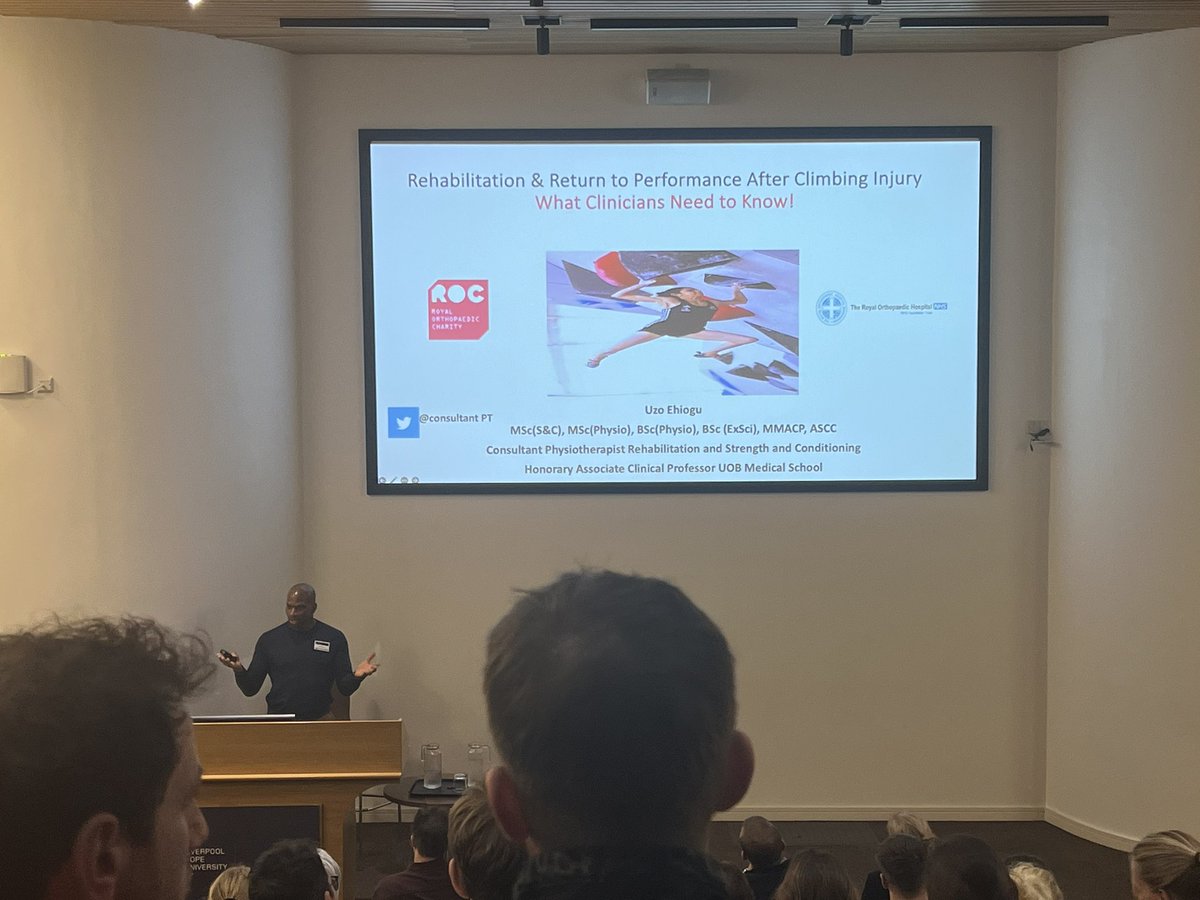Caroline White (@carolinephysio) on Twitter photo Final session of the morning at the Shoulder Conference <a href="/LivHopeSHSS/">Liverpool Hope School of Health and Sport Sciences</a> and <a href="/consultantPT/">Uzo Ehiogu</a> talking all things Rock Climbing! Final session of the morning at the Shoulder Conference <a href="/LivHopeSHSS/">Liverpool Hope School of Health and Sport Sciences</a> and <a href="/consultantPT/">Uzo Ehiogu</a> talking all things Rock Climbing!