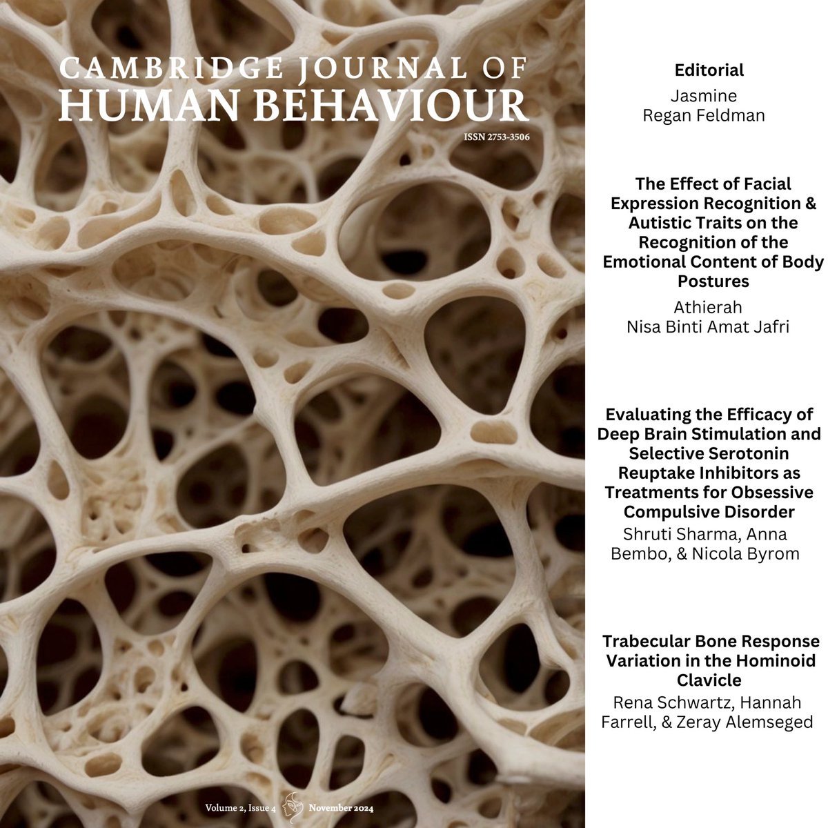 Cambridge Journal of Human Behaviour tweet media