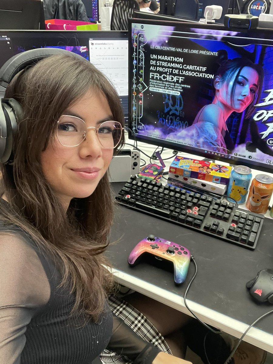On est prêt plus que quelques minutes avant le début 🔥On se retrouve sur twitch à 14h pour 27h de stream caritatif non stop <a href="/bo_prey/">Birds Of Prey</a>